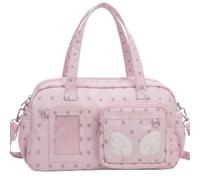 Bolso Kawaii, bolso Star Ita - Tote de hombro bandolera japonés con ventana de visualización de pin transparente