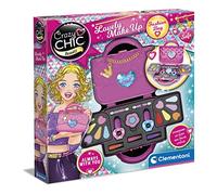 Clementoni 18743 Crazy Chic-Make Girl Bag, Washable, Cosmetic Set Children 6 Yea