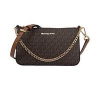 Michael Kors Jet Set Bolso de hombro moreno, imitación de cuero, mujer