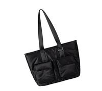 Bolso Moderno Y Estético Coreano para Las Axilas Bolso De Hombro Espacioso De Nailon Texturizado De Calidad Accesorio Diario De Oficina Bolso Informal De para Las Axilas