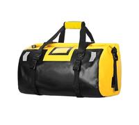 Bolso Moto Bolsa Seca Para Motocicleta Impermeable Reflectante Con Cola Para Esquí Viajes Senderismo Camping Canotaje Equipaje Para Moto Impermeable Durante Toda La Temporada(66L Yellow Tail bag)