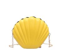 Bolso Nacar Bolsos de hombro moda for mujer, bolso concha, cadena, bonitos bolsos lentejuelas, pequeño, monedero for teléfono, cruzados con cremallera for(Yellow)