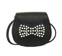 Bolso niña bolso bandolera para niñas Mini bolso niña bolsos niñas y niñas Bolsos de mano y de hombro pequeña niña cumpleaños Navidad regalo, Negro , 14*17*5cm, Elegante