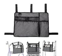 Bolso organizador de cochecito, bolsas para silla de ruedas para la espalda,Bolsa de almacenamiento para caminante manos libres con múltiples bolsillos | Accesorios para sillas de ruedas, bolsa para