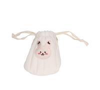 Bolso para bebé, tejido de algodón, hermoso cierre de cordón, bolso suave portátil para fiesta de vacaciones (Lapin