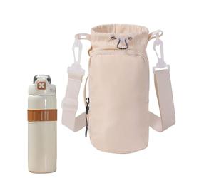 Bolso para Botellas de Agua, con Correa Ajustable, Gran Aislamiento, portabotellas de Agua portátil con Correa de Transporte, para Viajes, Camping, Senderismo, Picnic, Deportes