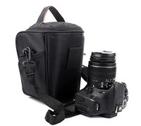 Bolso para Cámara, Estuche para Cámara SLR DSLR, Bolso Impermeable para Cámara sin Espejo, Bolso de Hombro para Fotógrafos, para Mujeres, Hombres, Negro