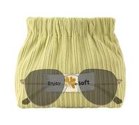 Bolso para lápiz Labial de Pana,Bolso pequeño de Pana | Neceser pequeño de Suave,organizadora portátil con Apertura elástica, s de Almacenamiento de para Horquilla, Diadema, Joyas, hisopo de Algo