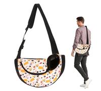 Bolso para Perros - Bolso De Transporte para Mascotas con Malla Transpirable Y Manos Libres | para Gatitos,para Compras Camping Paseos Cotidianos Excursiones Cortas Viajes