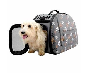 Bolso para perros plegable "Gris Toscana"