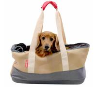 Bolso para perros Salchicha ligero y transpirable en color caqui