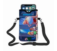Bolso para teléfono tipo bandolera con diseño de Capitán Calzoncillos, con correa ajustable, tipo mochila pequeña que se adapta a la mayoría de
