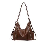 Bolso para viajeros Diarios Bolso de Hombro de de PU Mochila de Viaje Bolso de Mensajero de un Hombro para viajeros Bandolera Duradera de Gran Capacidad