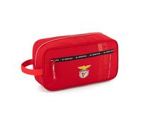 Bolso para zapatos SL Benfica oficial de poliéster rojo - 18 x 34,5 x 13 cm - Producto con licencia, rojo, Casual