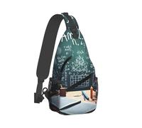 Bolso Pecho Fórmulas Formas Teoría Matemáticas Lección Palabra Bolso Cruzado De Pecho Multiusos Hombres Bolsitos Moviles, Para Libre, Negocio, Deportes, Ciclismo