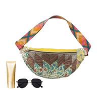 Bolso pequeño, Acolchada Boho Portátil Hecho a Mano Bolso Boho de Almacenamiento Tote, para El Uso Diario Al Aire Libre Escalada Ciclismo Deportes Camping Viaje Hombres, d, Se