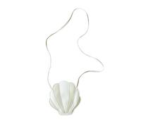 Bolso pequeño de Concha de Hamptons | Blanco Perlado/Oro, Blanco Perla Dorado, Talla única