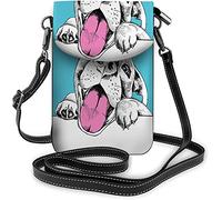 Bolso pequeño de cuero Pu para teléfono móvil, rosas, flores, rosa, peonía blanca, hojas de acuarela, bolsos cruzados, billetera de viaje