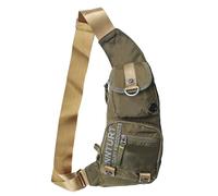 Bolso pequeño y práctico de nailon para colgar al hombro, de Innturt, New Moon-Army Green