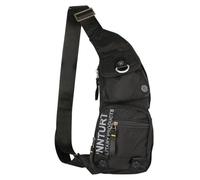 Bolso pequeño y práctico de nailon para colgar al hombro, de Innturt, New Moon-Black