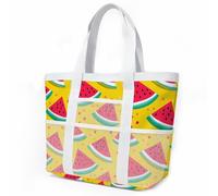 Bolso Playa Mujer Amarillo Negro Verde Tote Bag Bolsa Playa Shopper Bolsa de Viaje Bags For Women Ligero Bolso Shopper Plegable Tote Bag Cremallera Resistente Natación Beach Bag 33x32cm/3 Pieza