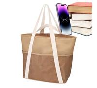 Bolso Playa para Mujer Bolsa Ropa Playa Impermeable y Resistente Al Agua | Accesorio de Viaje para Maquillaje, Chanclas, Toallas, Teléfonos y Protección Solar