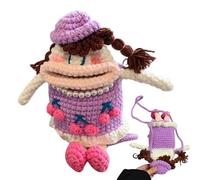 Bolso Porta Teléfonos | Tejido Divertido,Portátil Divertida para Móvil | para Llaves, Tarjetas, Maquillaje, Mujeres, Niñas, Viajes, Acampada, Desplazamientos, Regalos