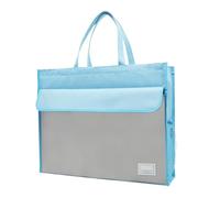 Bolso Portadocumentos De Trabajo - 48,5x12x38 Cm Bolsa Portadocumentos A3 Con Asa | Almacenamiento De Documentos Portátil De Gran Capacidad Con Cremallera | Bolsa Para Documentos, Mapas, Noticias