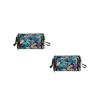 Bolso portátil de agujero, Bolsa de almacenamiento de herramientas de punto, bolsa de almacenamiento for lanas con Hojas de arce, bolsa de tejer cuadrada
