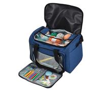 Bolso portátil de agujero, Knit Tool Storage Bag Yarn Storage Bag Oxford Cloth Knitting Crochet Tote