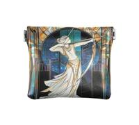 Bolso portátil de piel sintética para cambiar tarjetas para niñas y mujeres, Arquero Tarot etéreo Sagitario, 1 size, Moderno