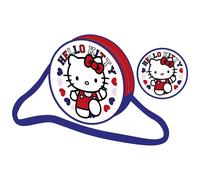 Bolso redondo hello kitty original ? diseño con corazones multicolo