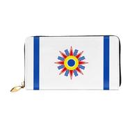 Bolso Retro De Mujer Bandera del Pueblo Caldeo Carteras Retro Billetera Cartera Elegante Billetera Bolsa para Niña, Profesor, Madre