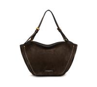 Bolso shopper de terciopelo Gianni Chiarini Bloom Moka