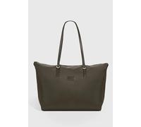 Bolso shopper resistente al agua de gran capacidad color caqui para mujer