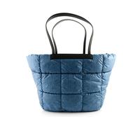 Bolso shopper VeeCollective Porter Max azul con estampado