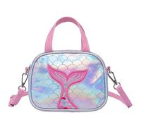 Bolso Sirena de para niñas, Bandolera de Sirena para Niña Bolsa Pequeña de Hombro,Mini Bolsos de la para Niñas