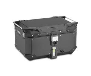 Bolso superior MONOKEY®Givi Trekker Outback EVO Black con caja de aluminio