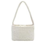 Bolso Tejido Para Mujer De 1 Pieza, Bolso Sencillo De Moda, Bolso Bonito, Minibolso Para Axila, Bolso De Hombro Tejido, Bolso De Playa, Accesorios Para Llevar