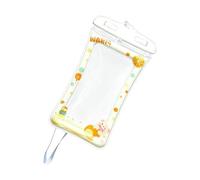 Bolso Téléphone Étanche,Coque Protectrice Transparente Prévention Des Fuites Dragonne | Étui Protecteur Téléphone,pour Natation Snorkeling Surf Nautisme Plage Sous L'Eau Femmes Hommes Ados, amarillo