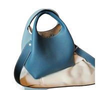 Bolso tipo cubo con diseño de bloques color, lujo, un solo hombro, cruzado en diagonal, bolso tote for mujer(Color4)