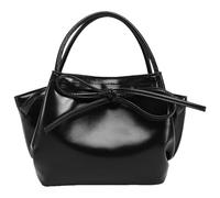 Bolso Tipo Cubo para Mujer De Hombro con Lazos Dulces PU Bandolera Estilo Coreano Bandoleras Simples para Uso Diario