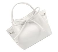 Bolso Tipo Cubo para Mujer De Hombro con Lazos Dulces PU Bandolera Estilo Coreano Bandoleras Simples para Uso Diario
