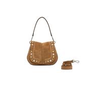 Bolso tipo solapa redondo Gianni Chiarini Helena Caramel