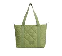 Bolso Tote Acolchado, 45 cm x 30 cm, Gran Capacidad, Multicompartimentos con Cremallera, Asas y Correa Larga,bolsa de viaje,universidad,instituto,bachillerato (verde caceria)