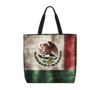 Bolso Tote Bandera De México Bonitas Bolso De Las Ligera Bolsa Tela Para Viajes Enfermería Compras