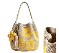 Bolso Tote Bolso Floral Ligero Con Estilo Hecho A Mano