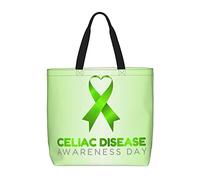 Bolso Tote Concientización Sobre La Enfermedad Celíaca Bolso Tote Lona Multiusos Con Asa Bolsos De Hombro, Para De Oficina, Viajes, Enfermería, Escuela
