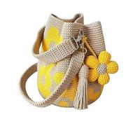 Bolso Tote Crochet Bolso Tote De Hombro Patrón Floral