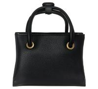 Bolso Tote De Mano Valentino Alexia Con Logo Metálico Para Mujeres En Negro